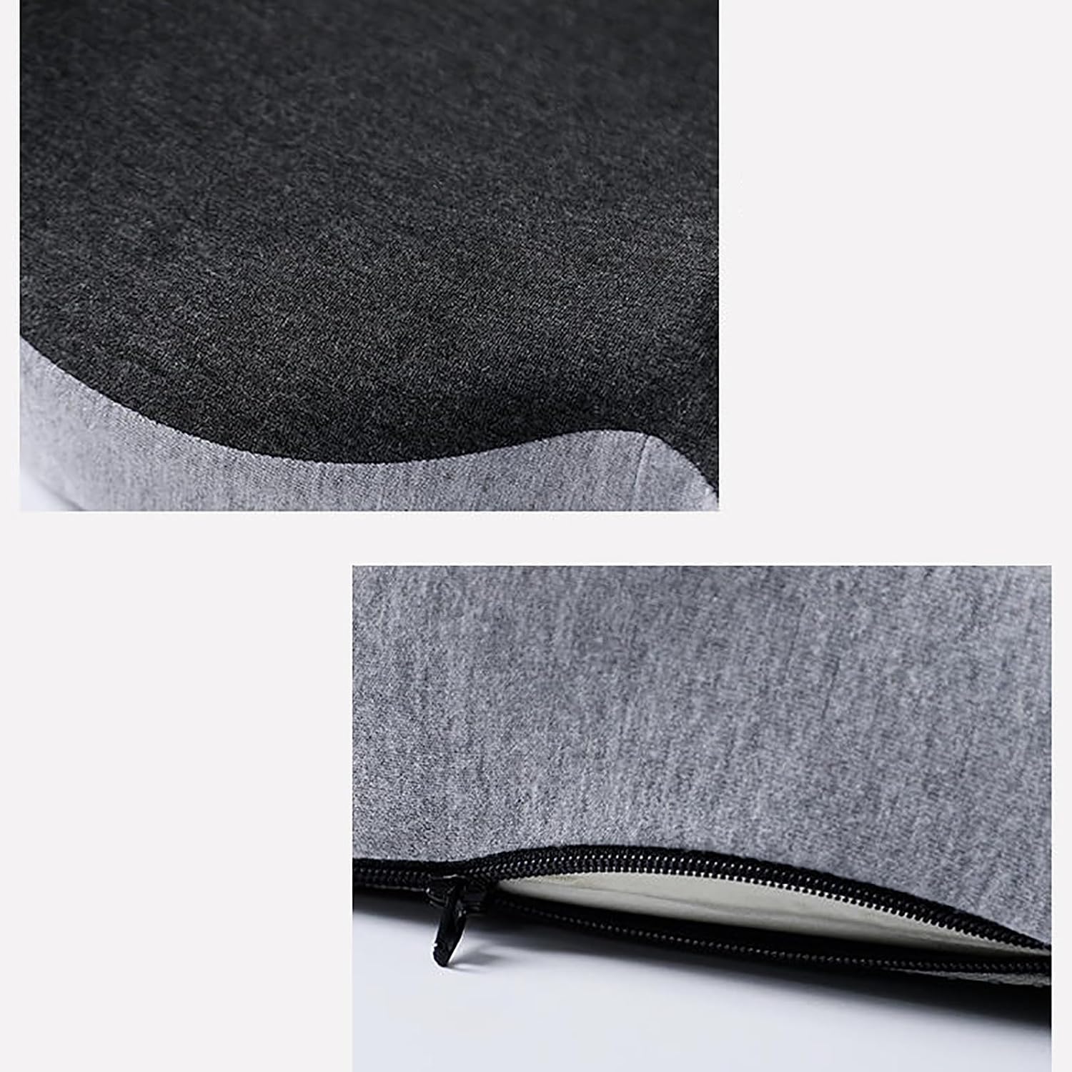 Back and Seat Cushion, Car Seat Cushion for Cars with Lumbar Support,Seat Cushion for Truck Driver, Ergonomic Memory Foam Non Slip Seat Skin with Back Support for Office Chair, Car Seat (A Type-1)