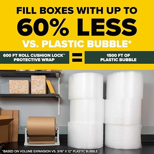 Miniatura 15 de Scotch Cushion Lock - Dispensador de envoltura protectora recargable, solución de embalaje sostenible para embalaje, envío y mudanza, para envoltura