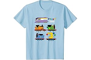Thomas the Tank Engine Birthday T-Shirt for Third Birthdays