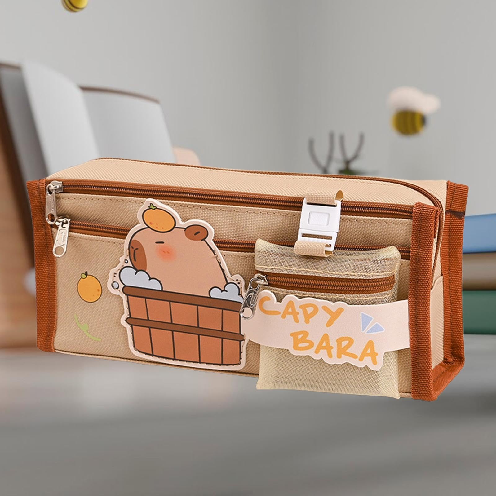 2 Stück Cord-Federmäppchen – Wasserdichte Canvas-Tasche, 19x6x7 Cm, Für Stifte, Make-up, Schmuck, Jugendliche & Erwachsene