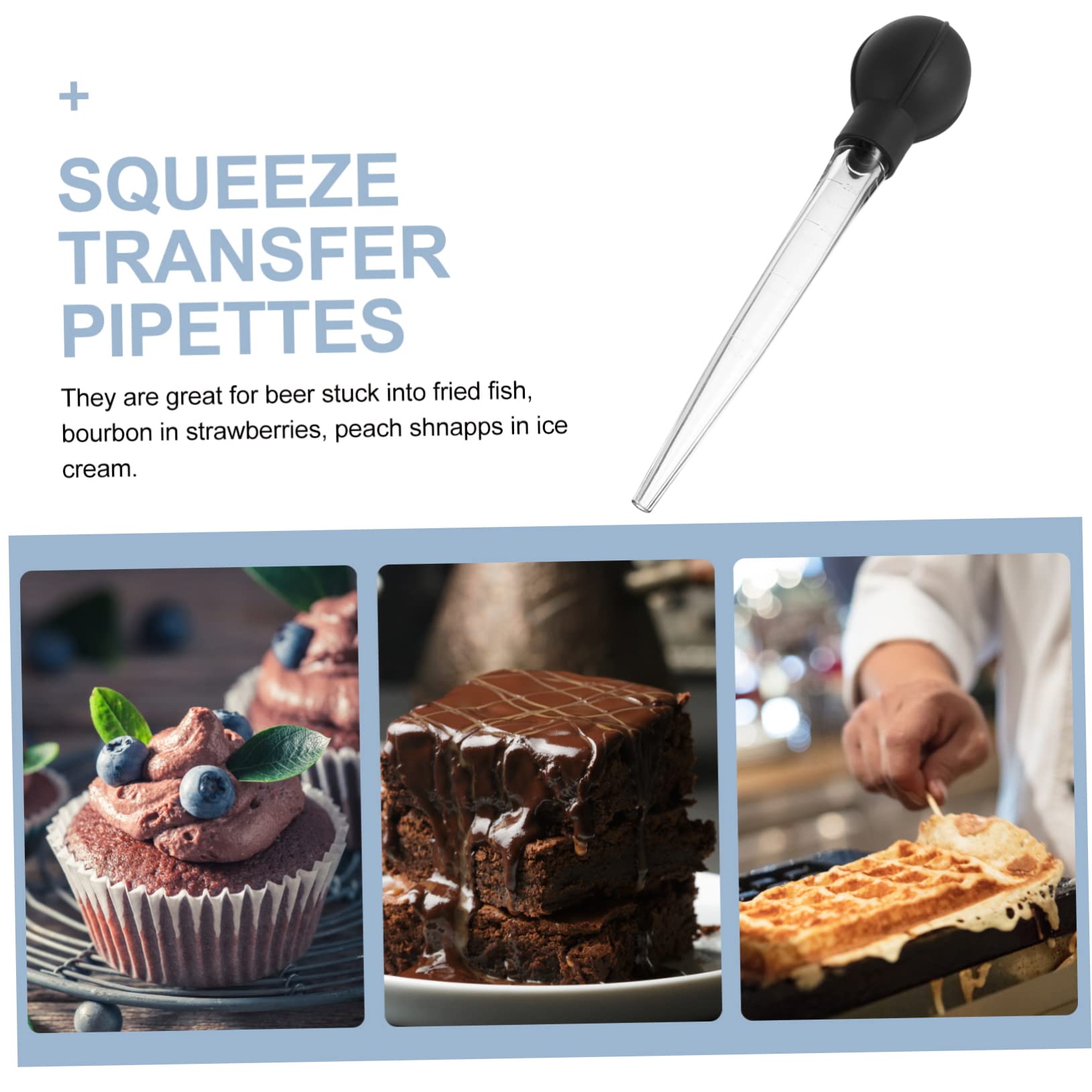 Cabilock Plastic Measuring Tube Dropper and Pipette Kitchen Scale for Infusion Liquor Baking Grey