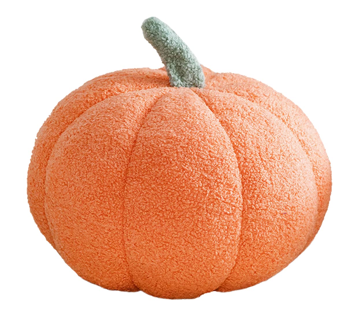3D Simulated Pumpkin Pillow Plush Pillow Sofa Cushion (13inch, Orange)