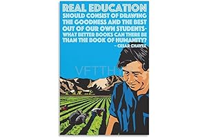 Inspirational Cesar Chavez Poster: A Legacy of Labor and Civil Rights