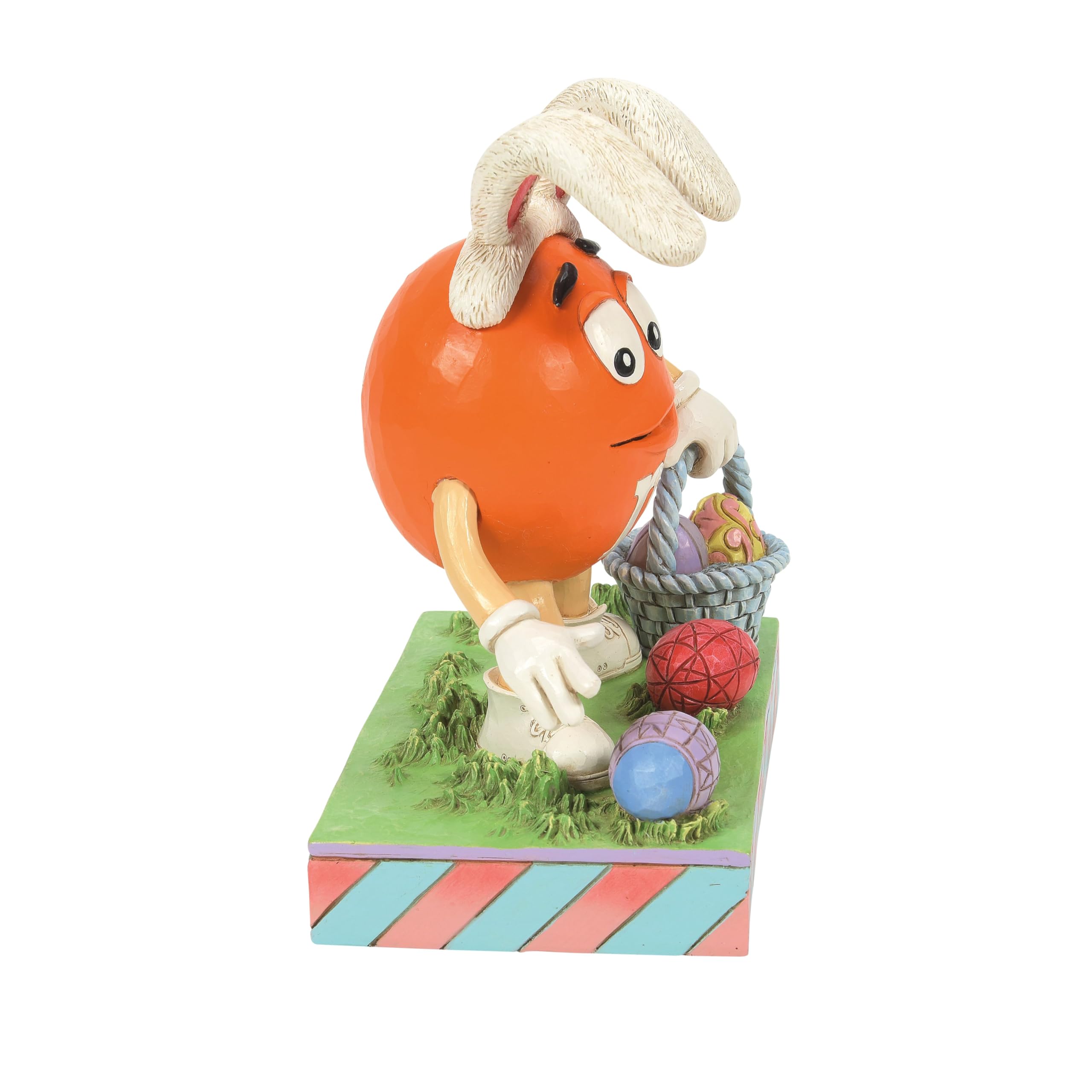 Amazon.com: Enesco M&M's by Jim Shore Orange Character Easter Egg