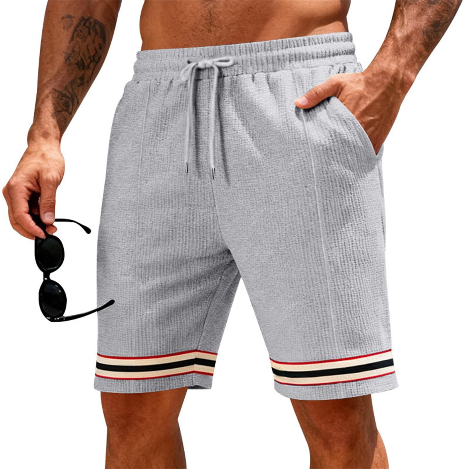 Mens Athletic Shorts Quick Dry Workout Shorts Lightweight Gym Basketball Running Shorts with Pockets