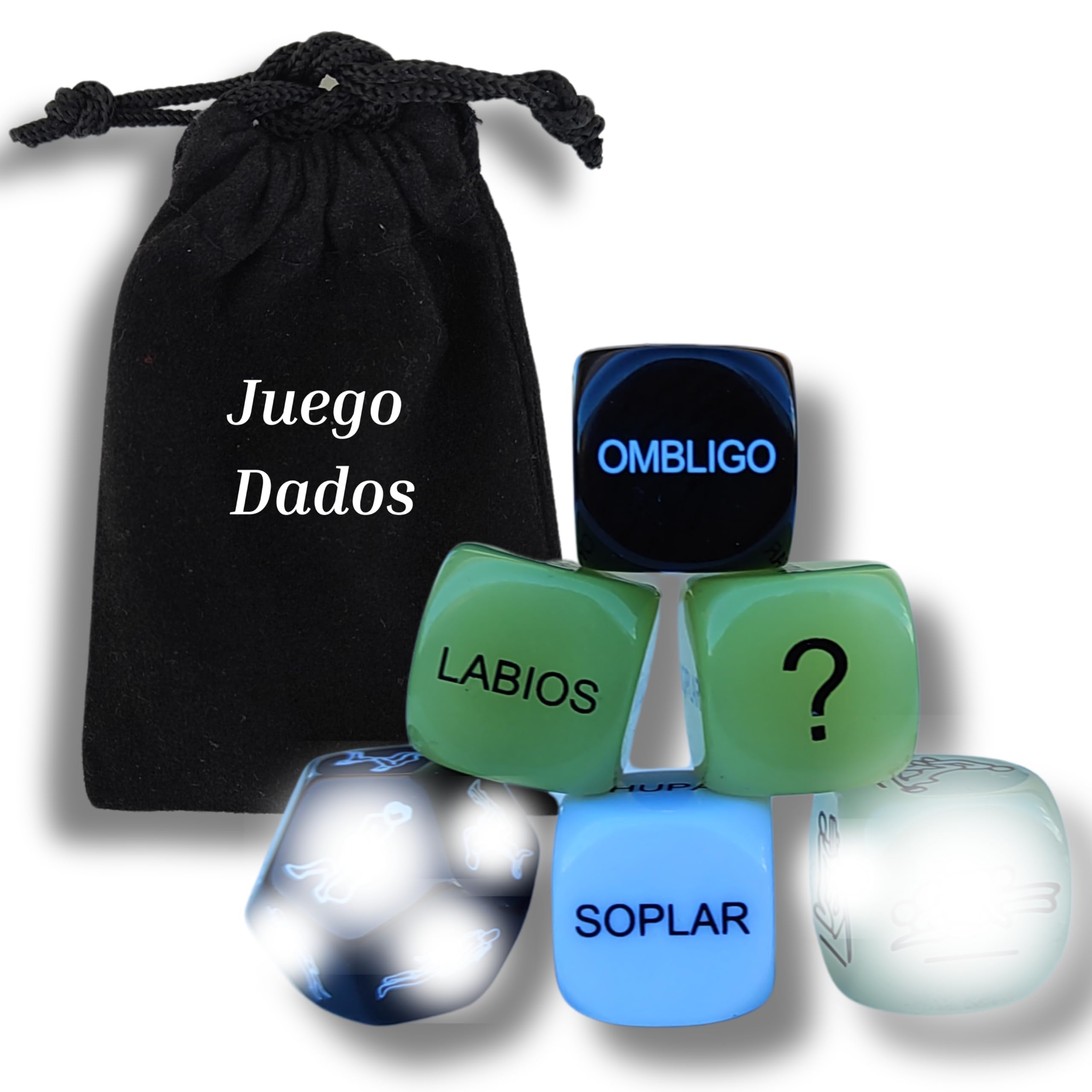 Dados Eróticos Para Pareja + Una Bolsa De Terciopelo - Dados Sexuales - Dados Eróticos Español - Juegos Sexuales De Parejas Adultos Español - Juegos Sexuales De Parejas Adultos - Juego En Pareja