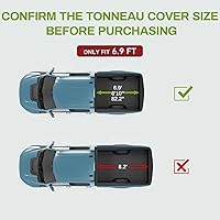 Vista 2 de AUTOSAVER88 - Funda enrollable suave para tonneau de camioneta compatible con Chevy Silverado/GMC Sierra 2500 3500 HD 2020 2021 2022 2023 2024 2025