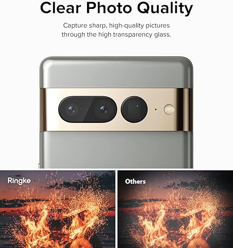 Miniatura 6 de Ringke Protector de lente de cámara (3 unidades, protección multicapa) compatible con Google Pixel 7 Pro, cubierta de vidrio templado para cámara