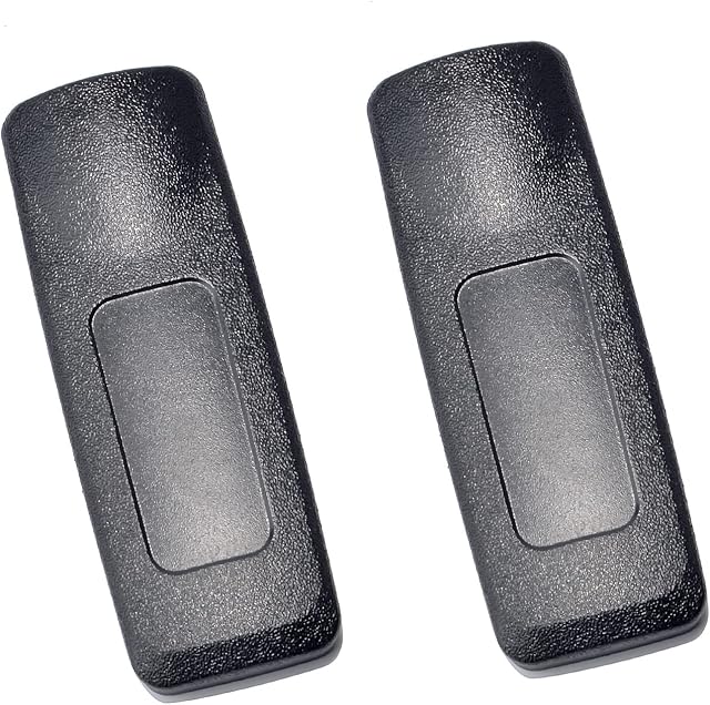 UAYESOK Replacement Radio Belt Clip Compatible with Motorola DP3400 DP4400 DP4400e DP4600 DP4800 dp4801e DP3661e DP4401e DP3600 XPR3500 XPR3300e XPR7550 XPR6500 XIR P8268 Walkie Talkie Battery (2 PCS)