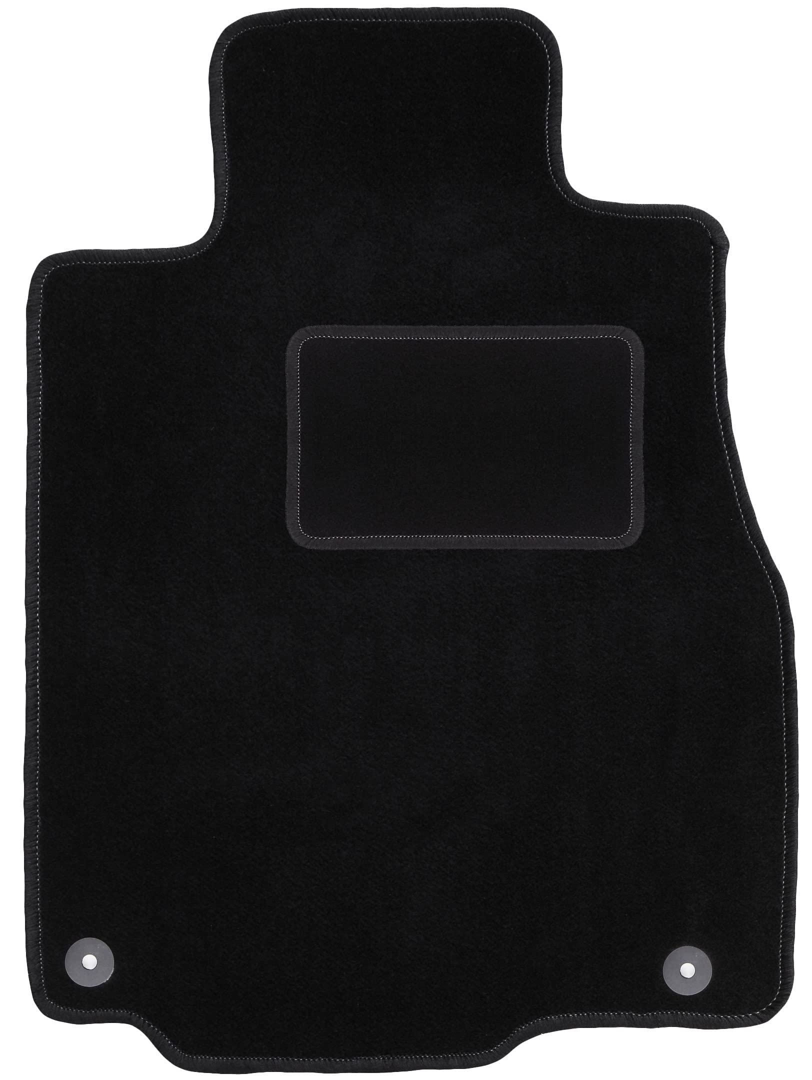Tapis De Salon J&J AUTOMOTIVE | Logo Tapis De Sol Noir Velours Sur Mesure Pour CRV 2012-2016 3 Pcs, Base Antidérapante, Tapis Conducteur Renforcé Tapis De Sol Camping