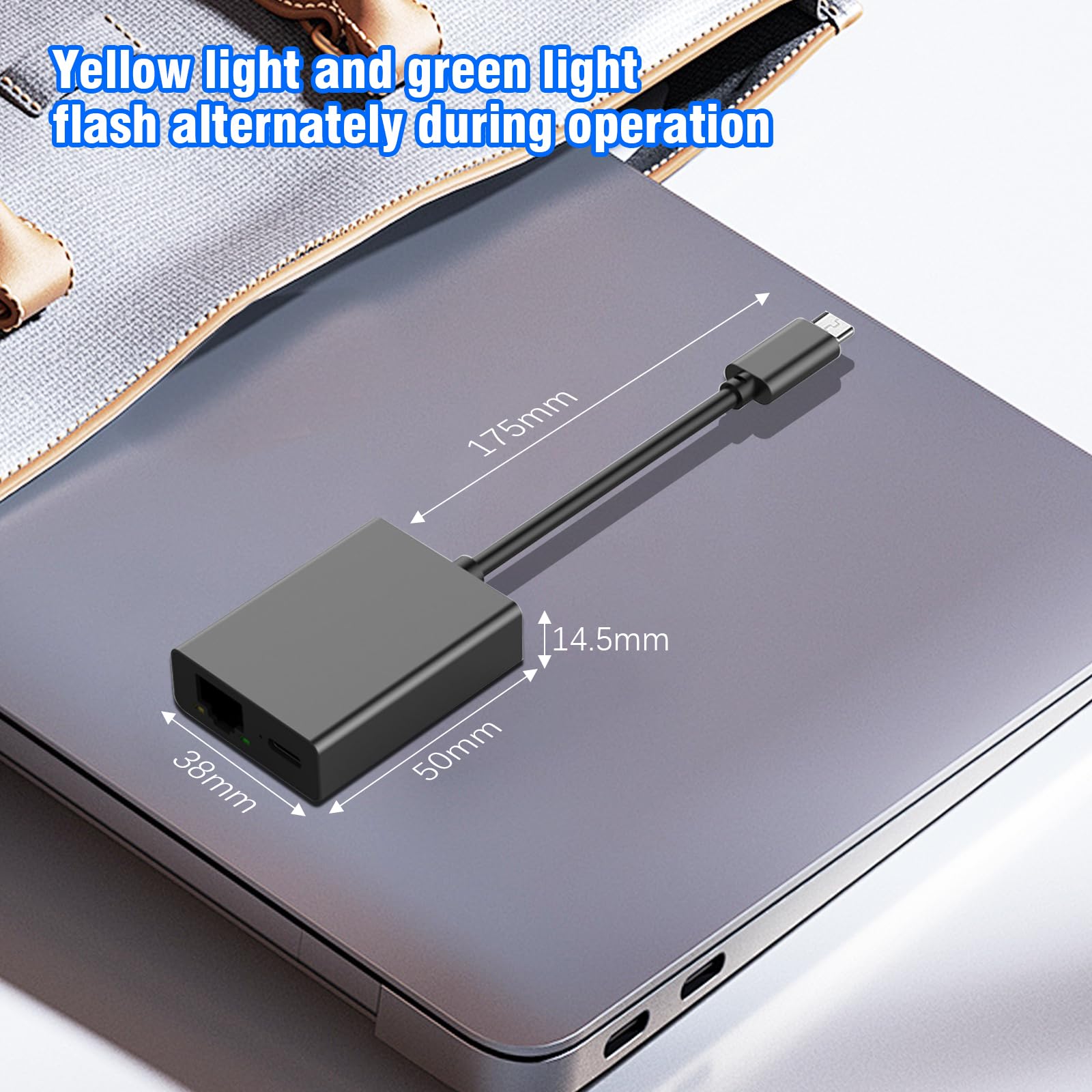 Adaptateur LAN micro USB vers RJ45 Ethernet pour Fire TV Stick 4K 4K Max