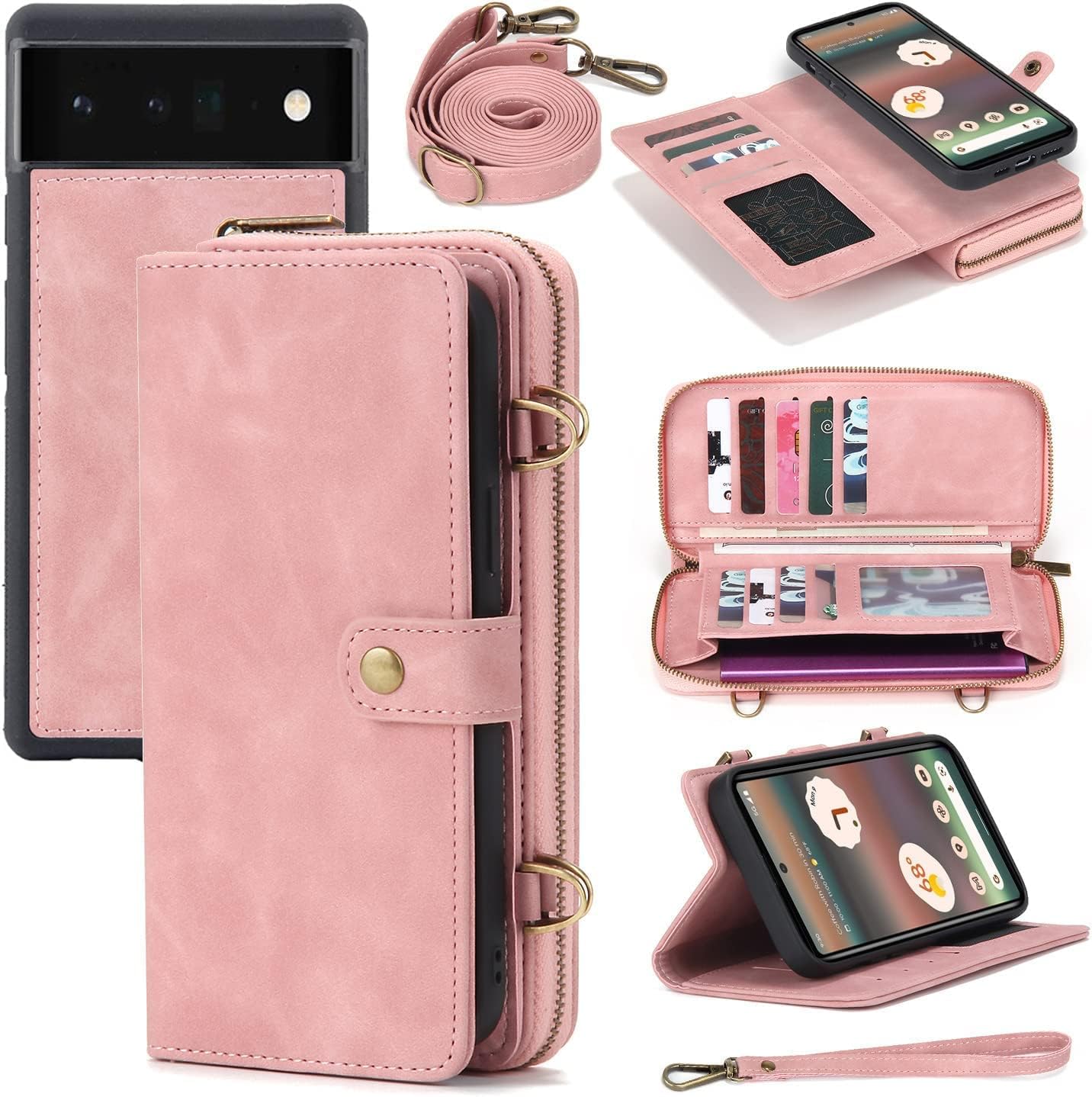 Compatible with Google Pixel 7 Pro Case Detachable