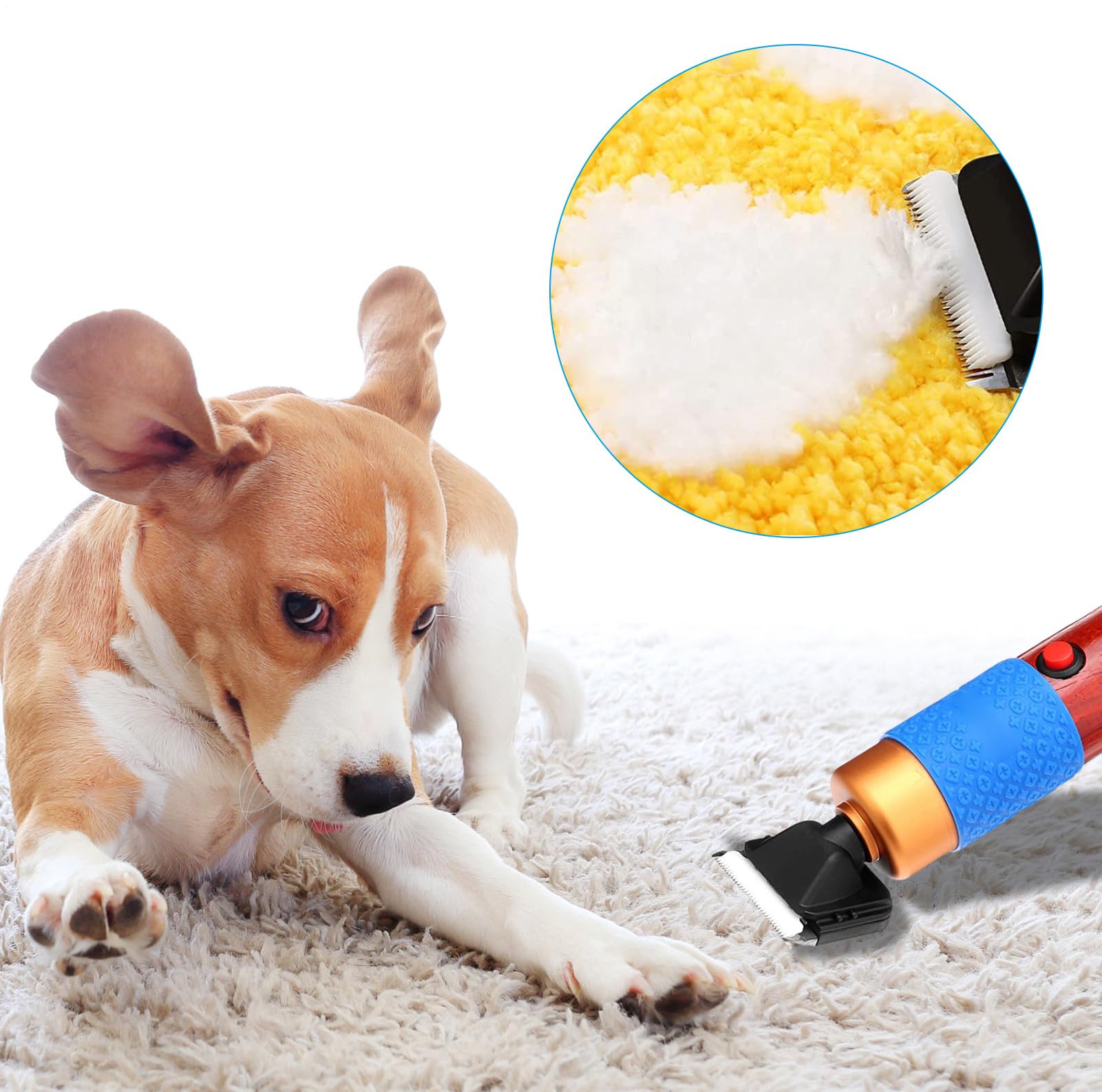 Rasoio per cani tagliatappeto - Rasoio per peli di cane per la
