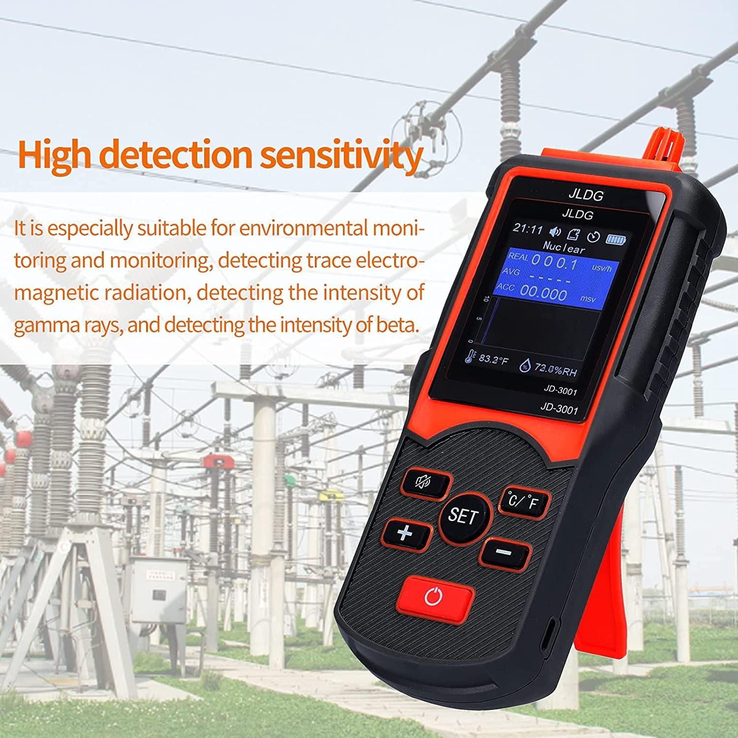 Amazon.co.jp: 2023 新しいガイガーカウンター、 0.01μT