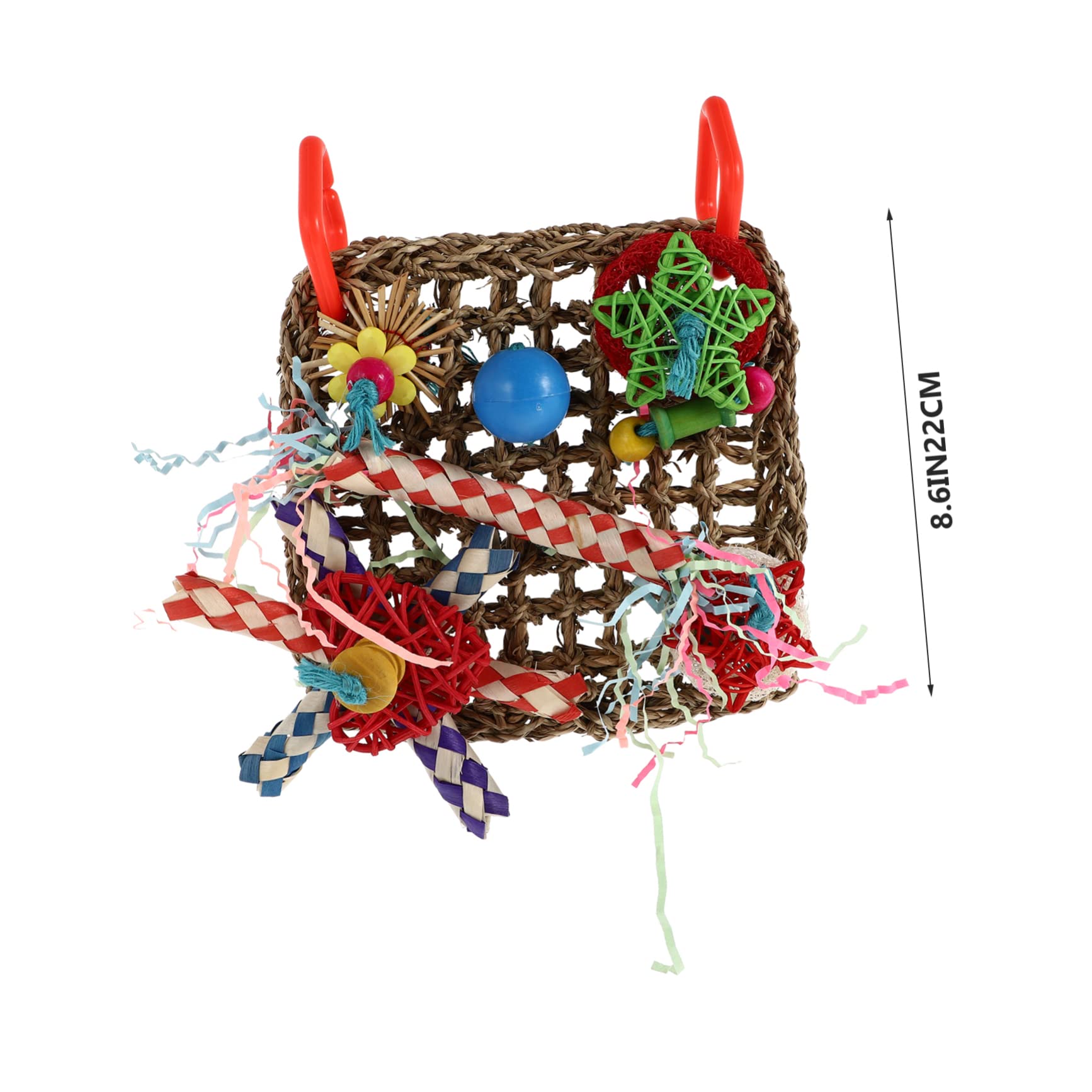 Yardwe 3pièces Jouet à Mordre pour Perroquets Accessoire De Cage à Oiseaux pour Cockatiels Et Petits Oiseaux