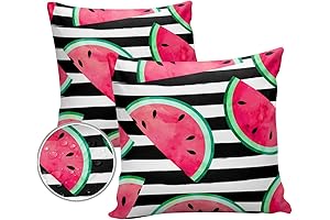 Vandarllin Watermelon Outdoor Pillows: Splash of Summer for Your Patio
