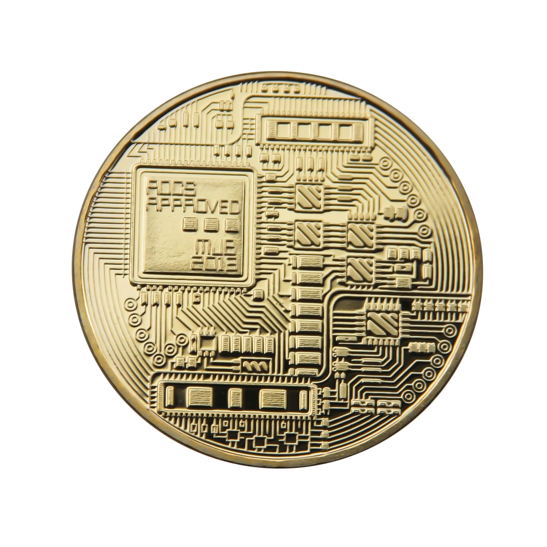 Gold Nugget Bitcoin Miner Physical Bitcoin Coin - Commemorative Crypto  Collectible With Heavy Feel & Protective Capsule Cryptocurrency Collectibles