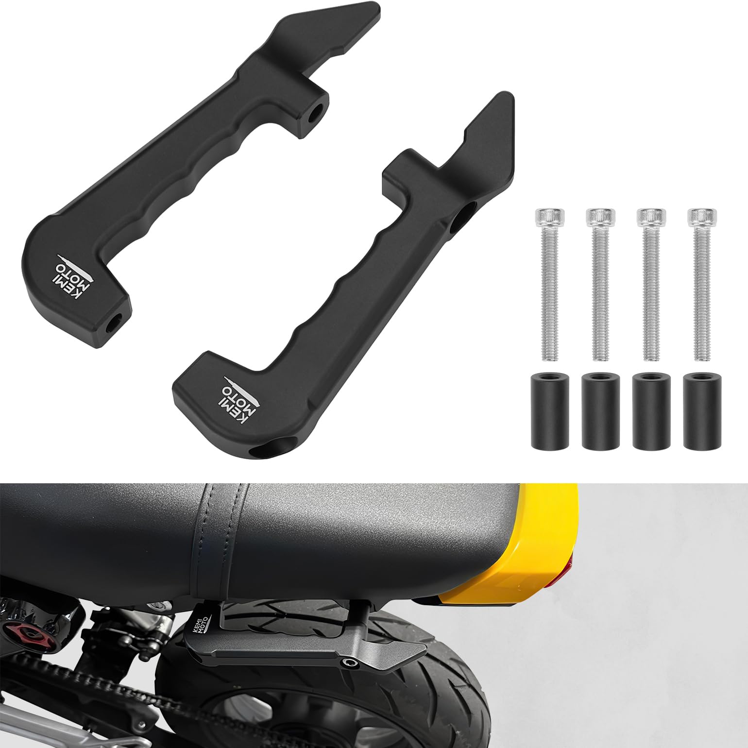 Amazon.com: KEMIMOTO Rear Passenger Grab Bar Compatible with Grom