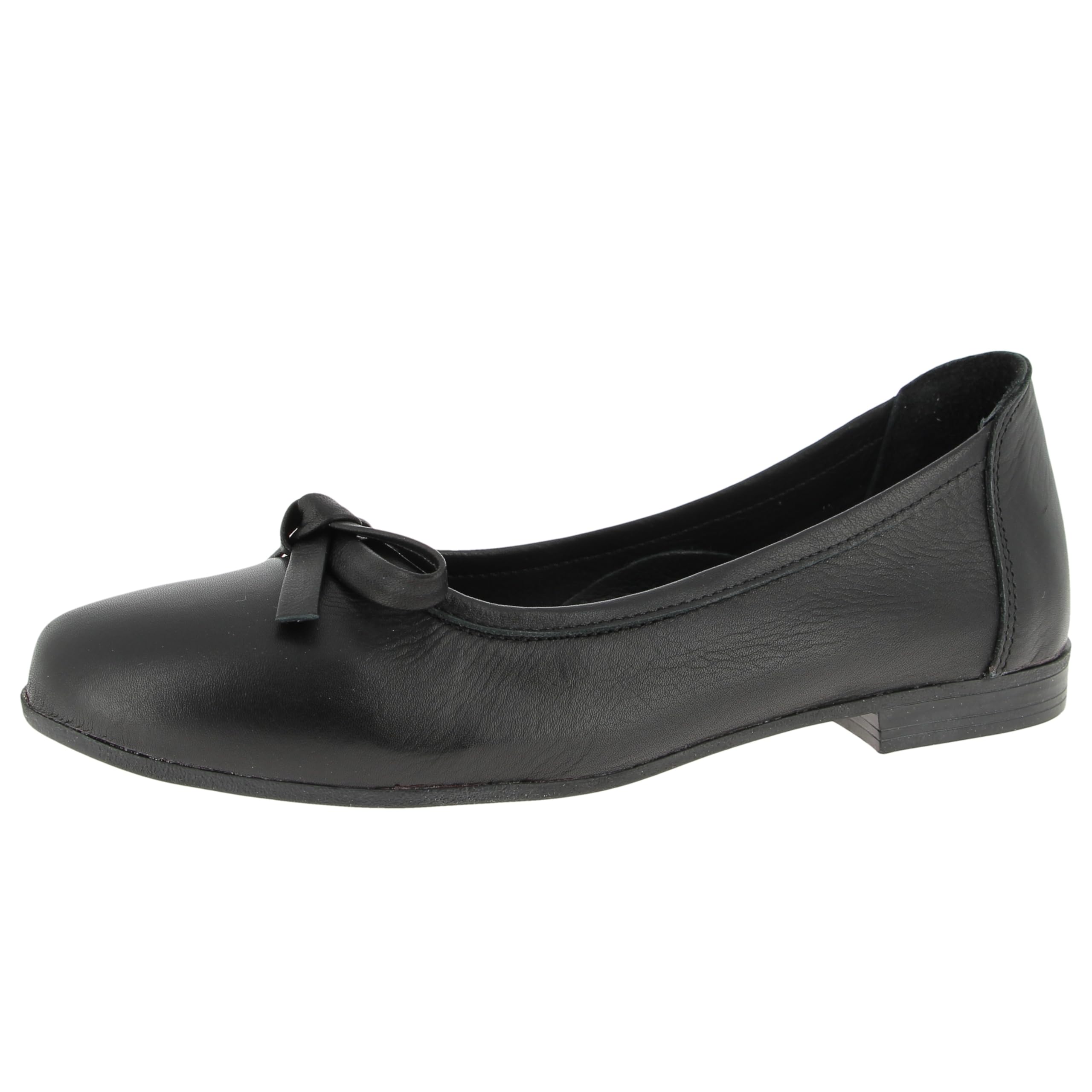Andrea Conti Women's Damen Ballerina Ballet Flat, Black, 4 UK