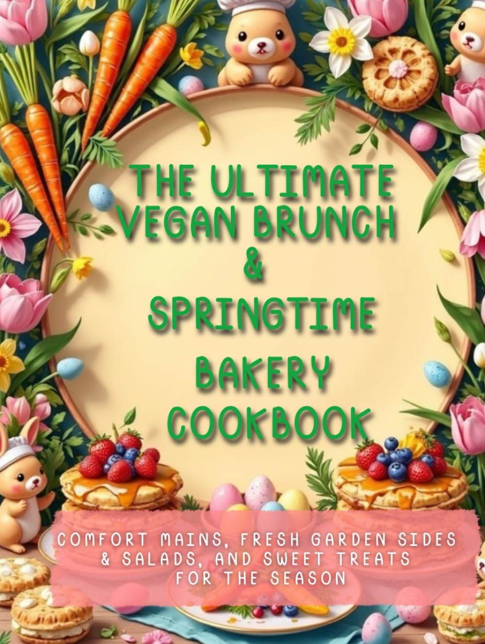 The Ultimate Vegan Brunch & Springtime Bakery Cookbook: Comfort Mains, Fresh Garden Sides & Salads, and Sweet Treats for The Season