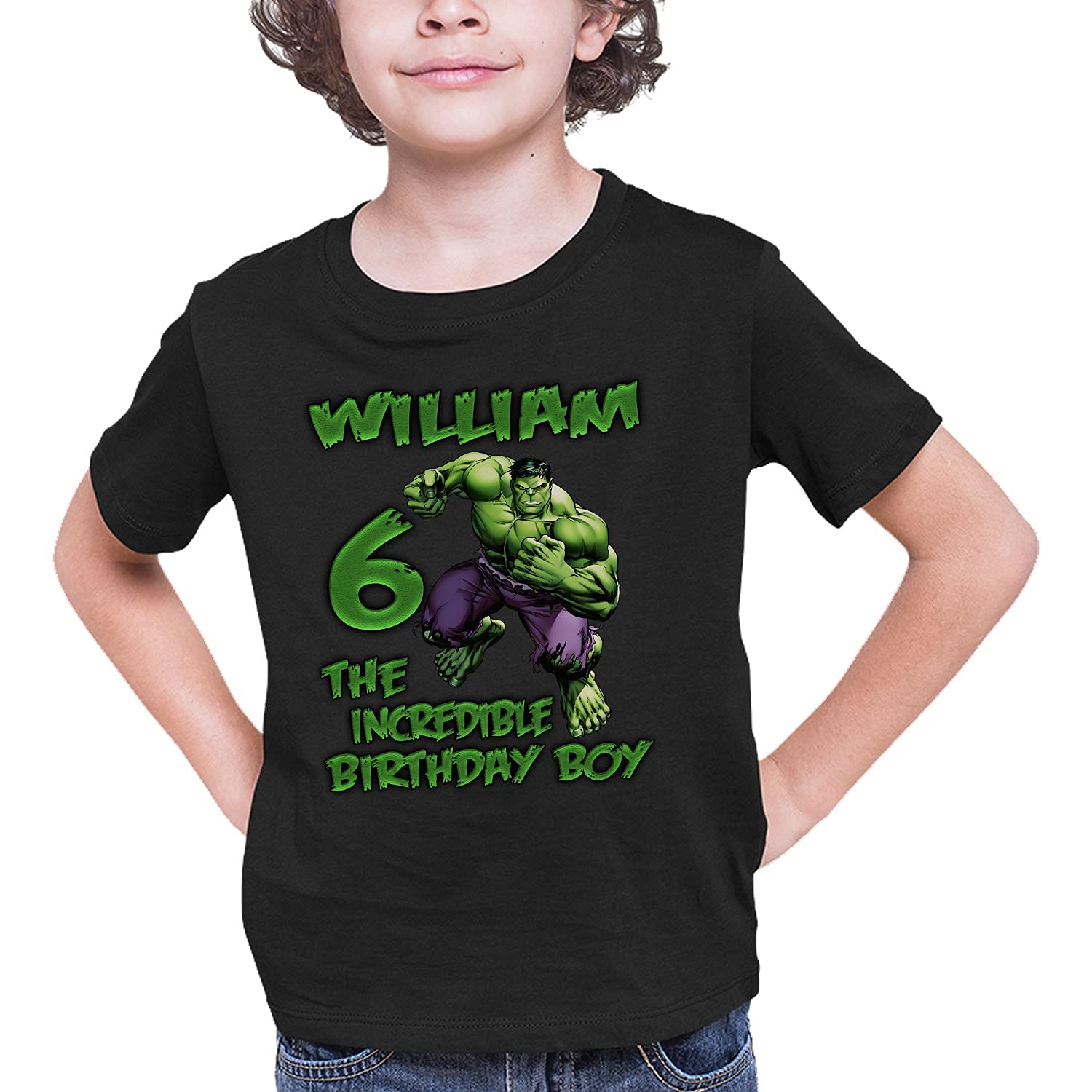 Guava Iguana Personalized T-Shirts for Superhero Birthday Theme