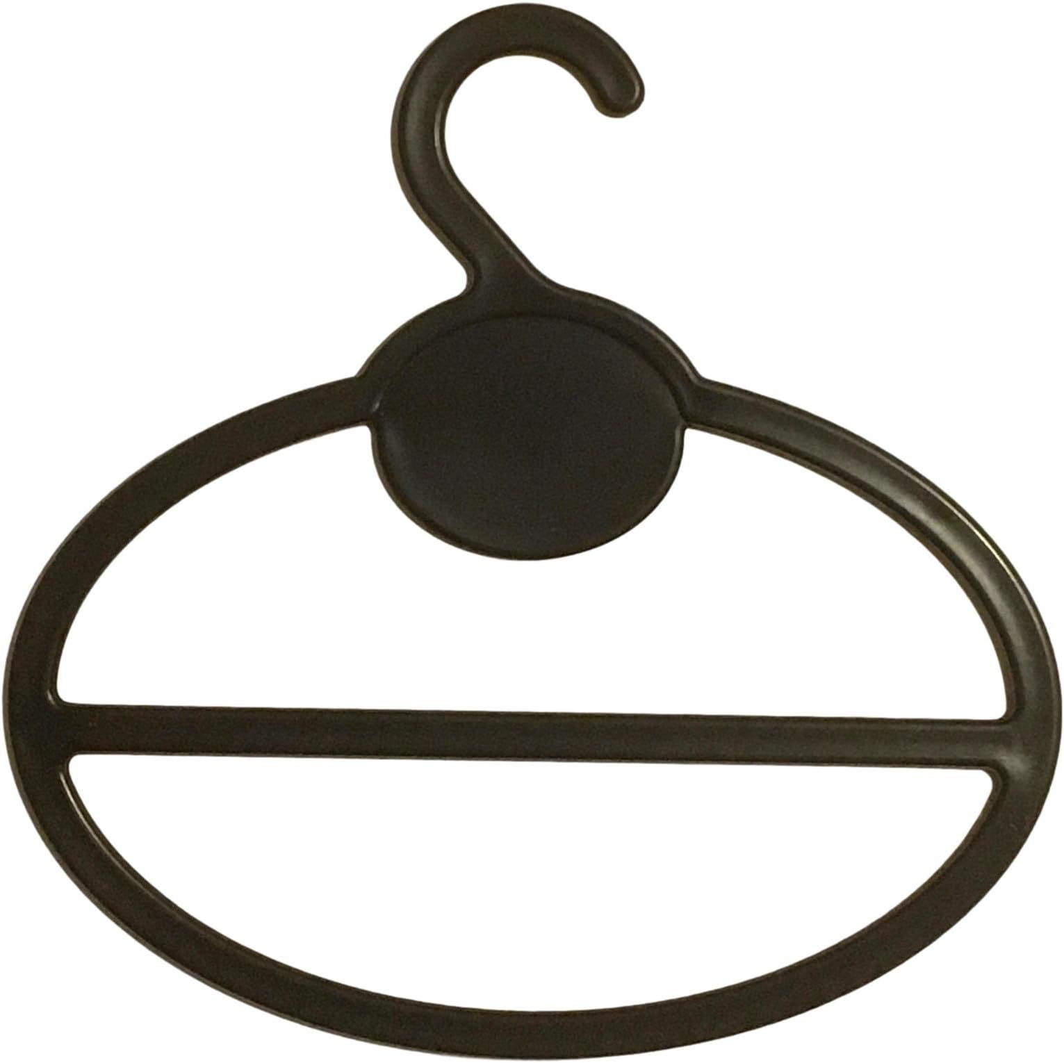 KARIA Scarf Hangers Black (Pack of 25)