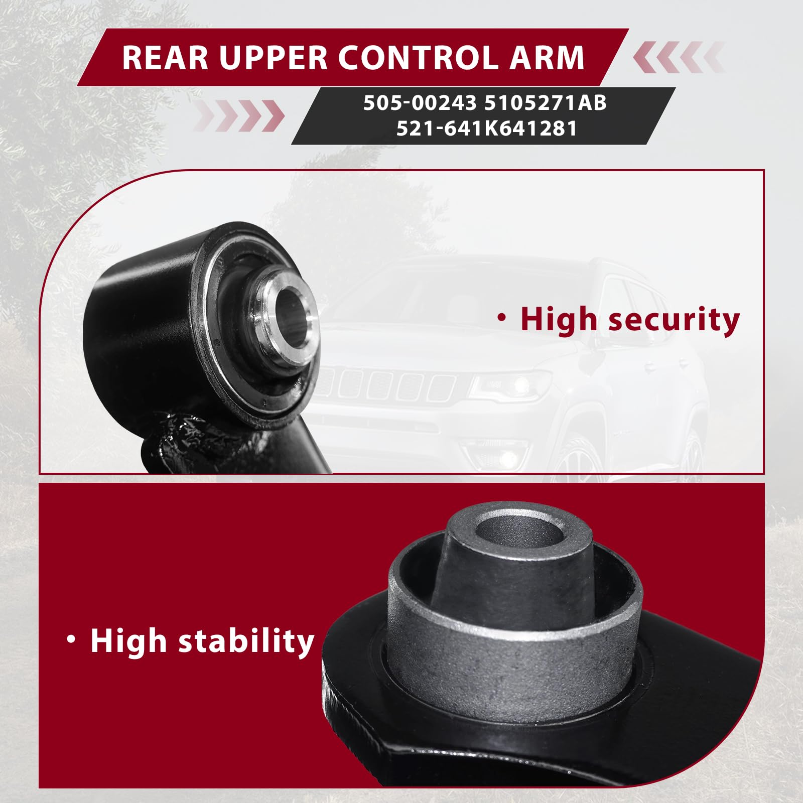 ADIGARAUTO Front Upper Control Arm Kit – Pair For Chevy S10, Blazer, GMC Sonoma, Jimmy, Isuzu Hombre