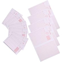 Veemoon 100pcs Civil Service Exam Answer Sheets with Grid 60 Public Service Essay Writing Papers + 40 Administrative Practice Test Sheets Standardized Classroom Answer Paper