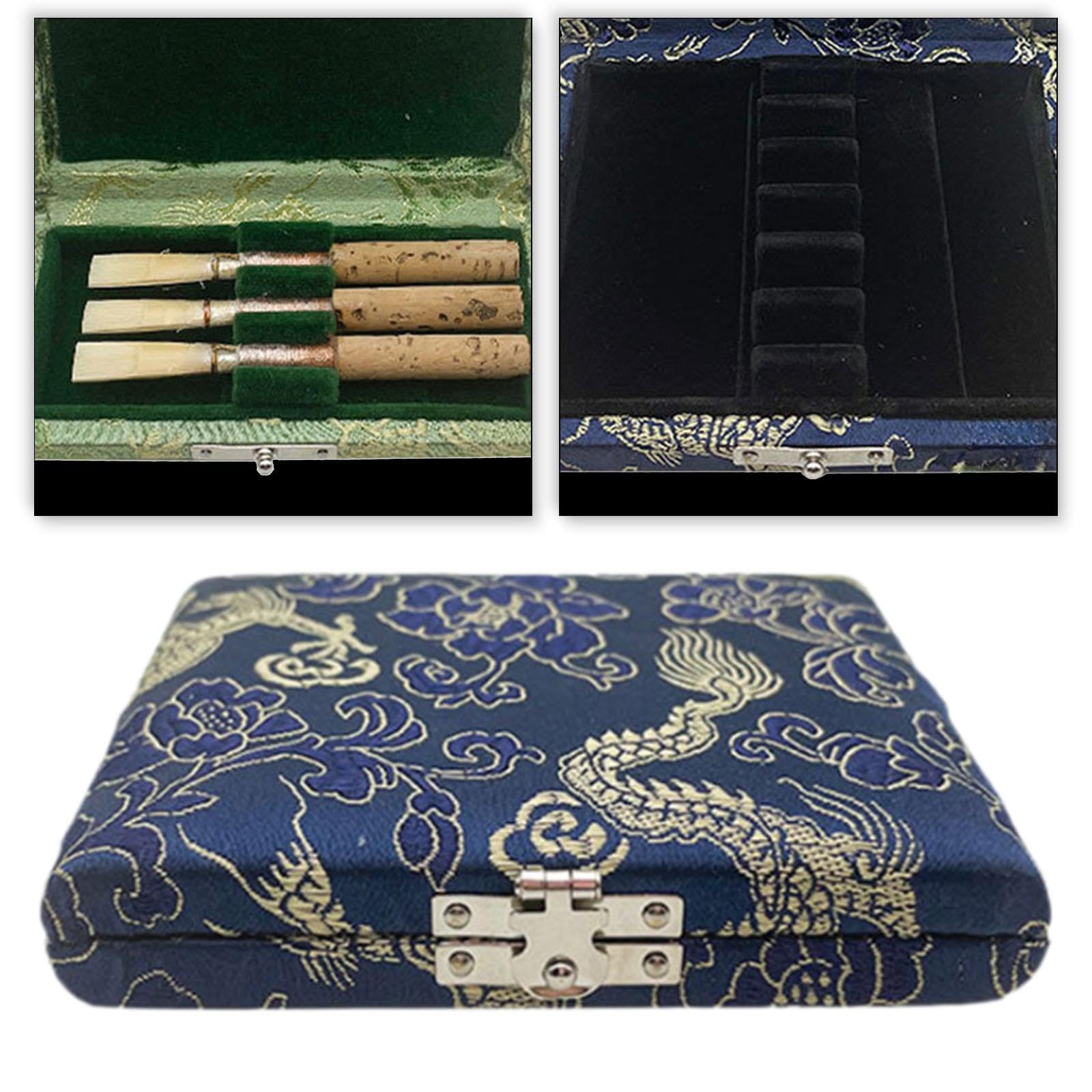 Amazon | TTETTZ オーボエ用リードホルダーケース（木管楽器用）, 青