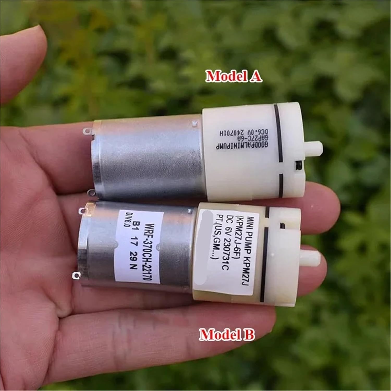 1PC 5V 6V Miniature 27mm Diaphragm Pump 370 Motor Air Oxygen Pump for Fish Tank Aquarium Blood Pressure Monitoring System(Model B)