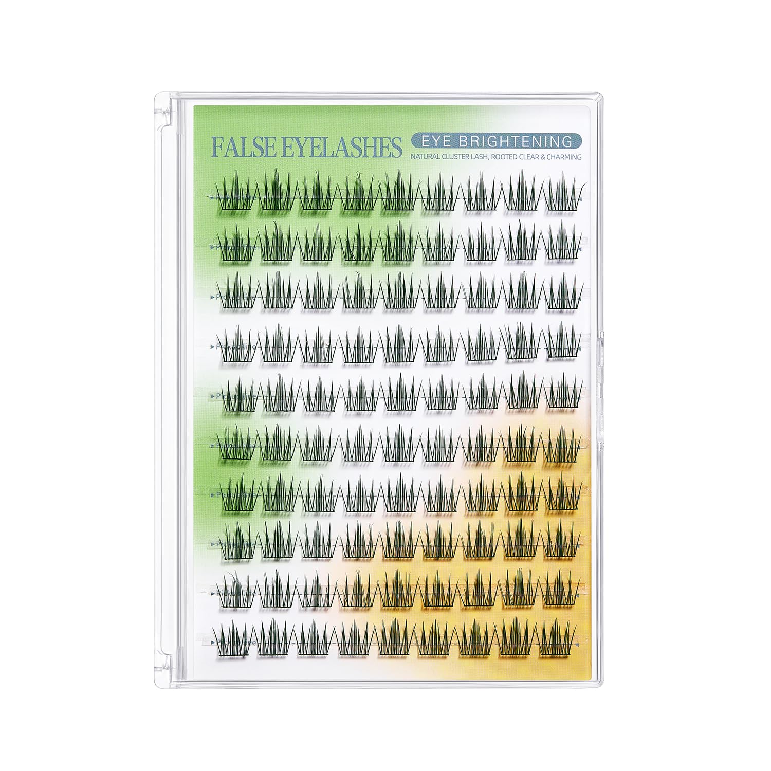 Natural Lash Clusters Wispy Eyelash Clusters 120pcs Lashes Individual Fluffy Wispy Lashes Clusters 13MM DIY Lash Beginner Starter Kit C Curl - DK602