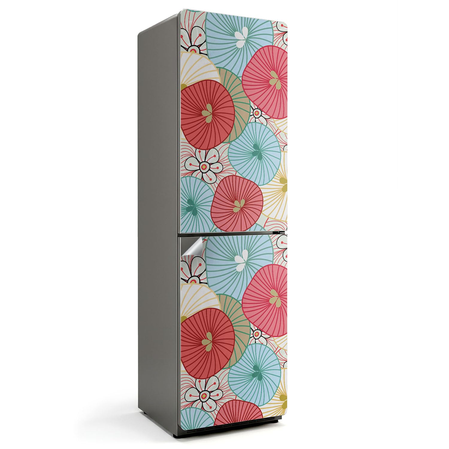 Autocollant pour réfrigérateur 60x205 cm décoration protection cuisine
