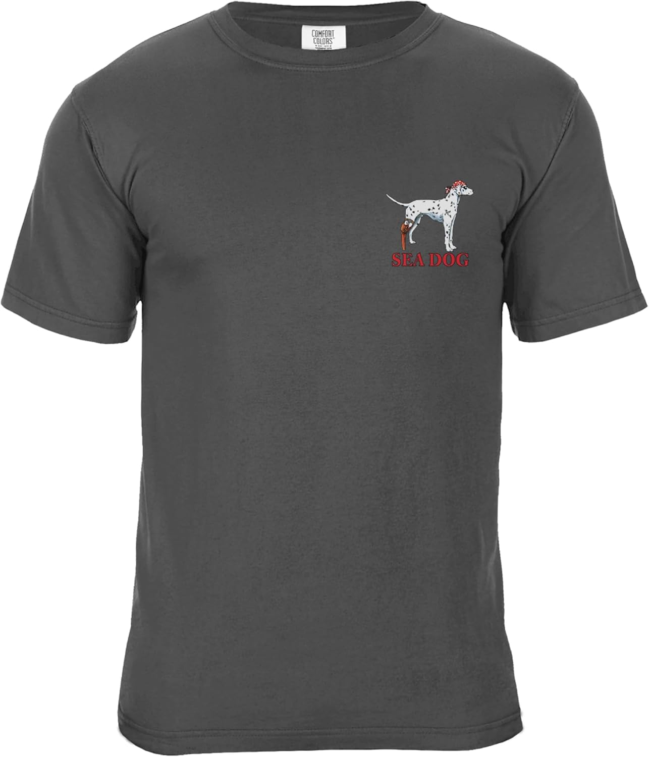 SEA DOG Vintage Graphic T-Shirt Garment Dyed 100% Ringspun Cotton, Relaxed Fit, Printed in USA, Tops Off Bottoms Up - Image 3