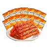 BaiLiSnacky Latiao Chinese Spicy Snacks (16 g x 10 Pieces) Authentic Chinese Vegetarian Big Latiao Hot & Spicy Stick Gluten Strips Traditional Chinese Spice Mix