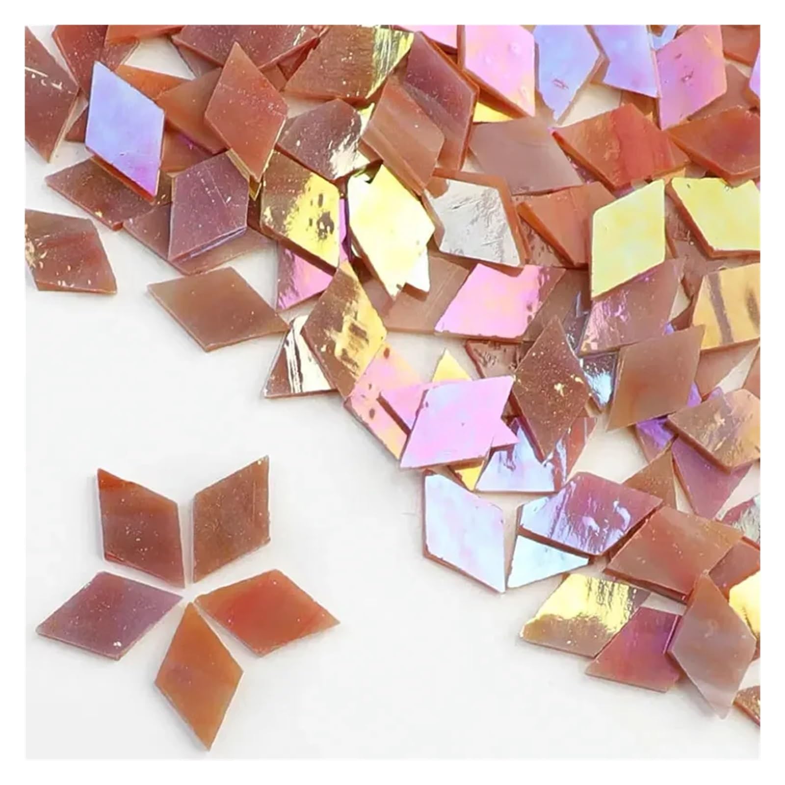 Wbtajzhy Type 8 Ceramics Mosaic Tiles Multicolor 1Cm 50G Diy Craft Hobby Arts Home Wall(Type 8)