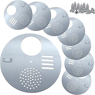 Bee Hive Nuc Entrance Disc Diameter 4.92" Stainless Steel Bee Hive Entrance Disk Gate Beekeeping Supplies Beehive Tool (8)