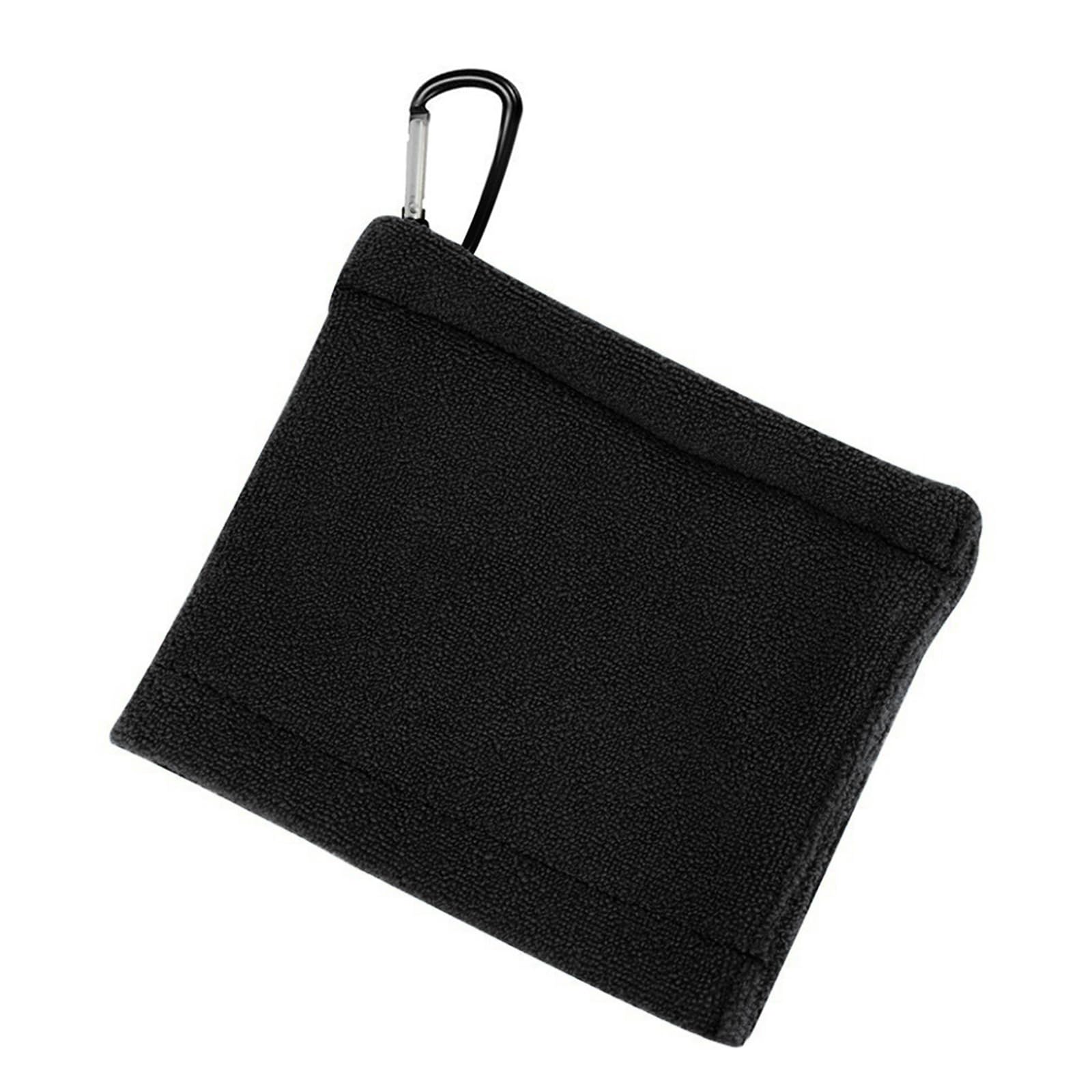 HZBB Portable Golf Ball Scrubber Towel Not Shedding Microfiber Materials with Keyring Attachments for Outdoor Golf Towel with Clip
