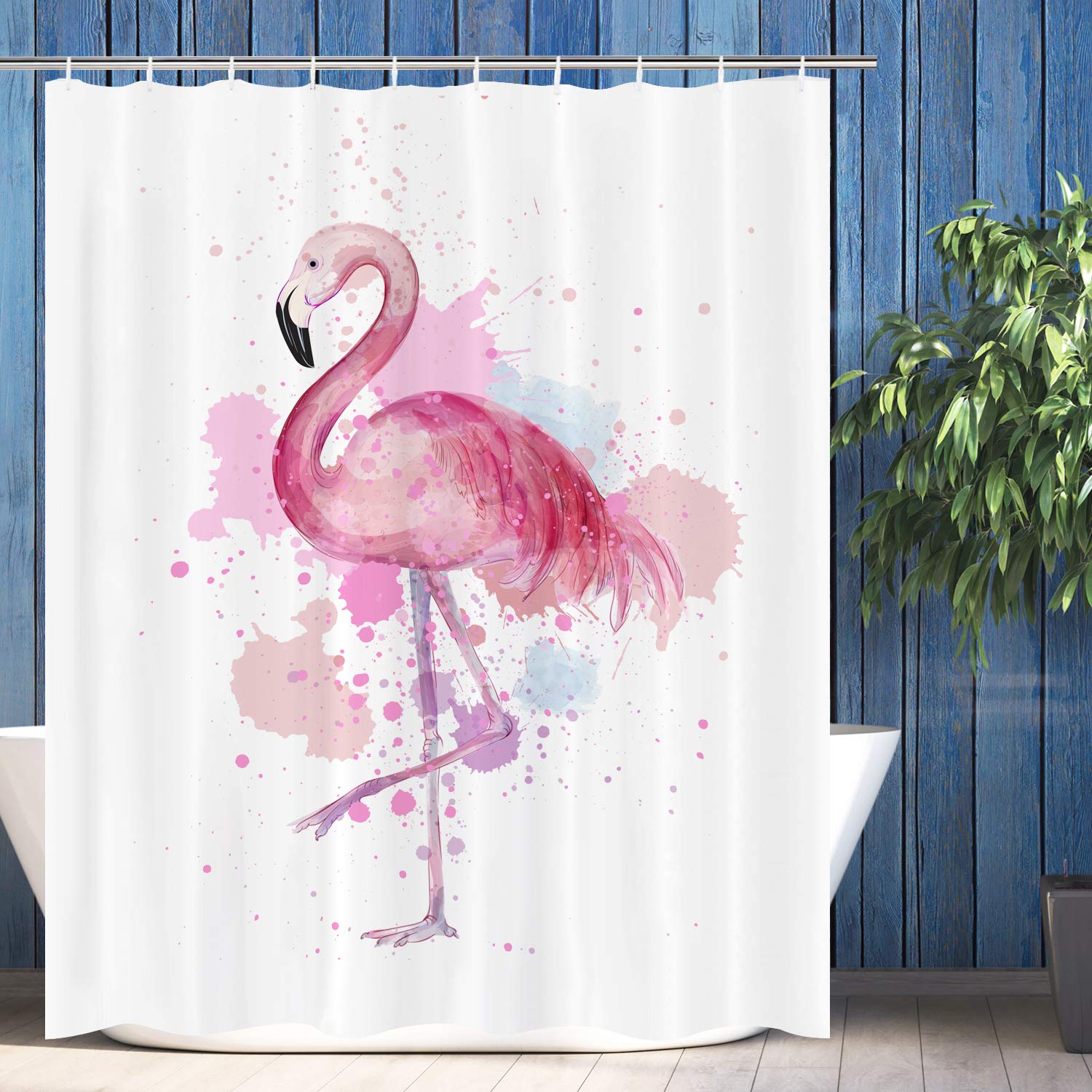 Flamingo Shower Curtains Curtains & Drapes
