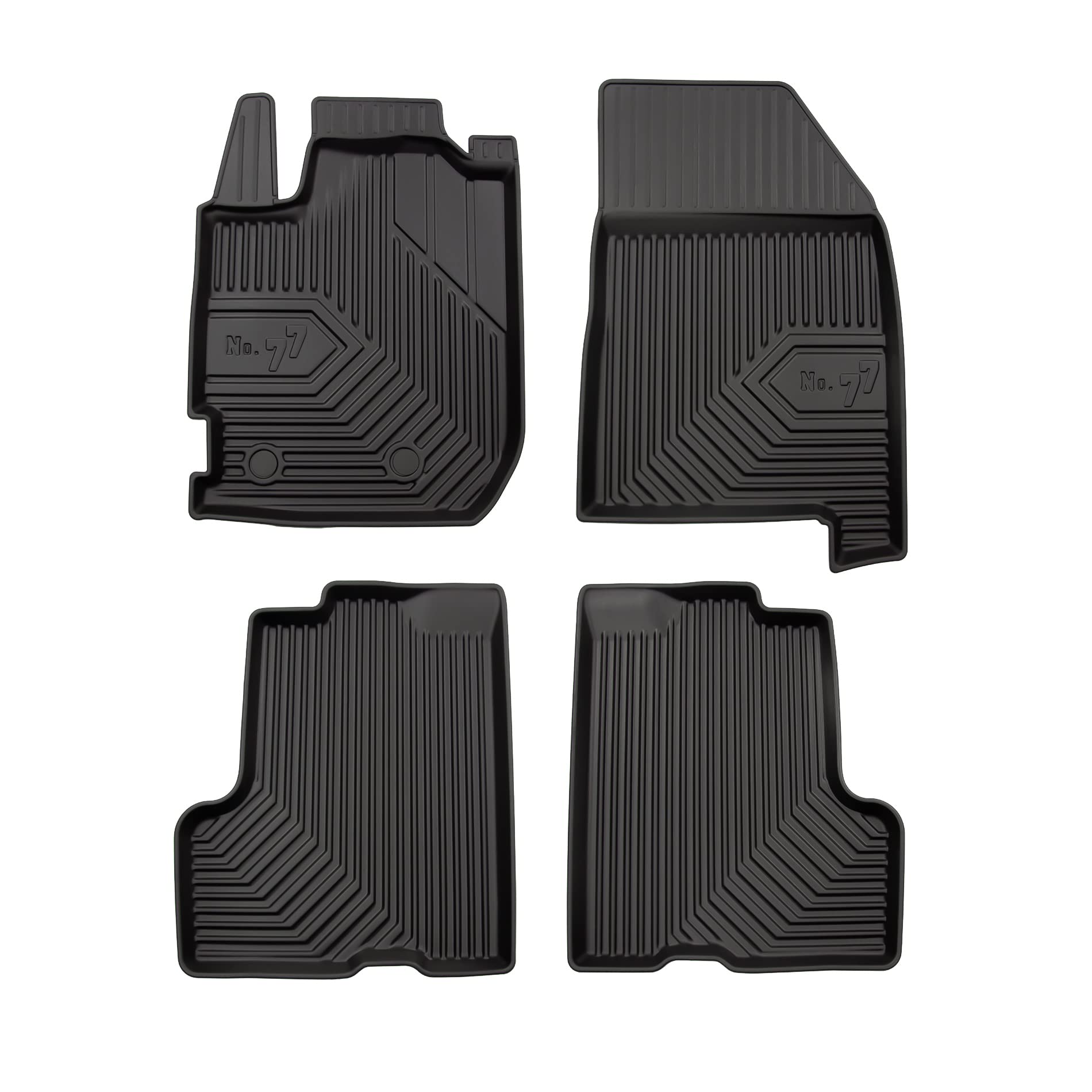 FROGUM No.77 Alfombrillas para Coche Alfombras para Dacia Duster II Desde 2017 | Borde Alto | para Todo el año | Tamaño