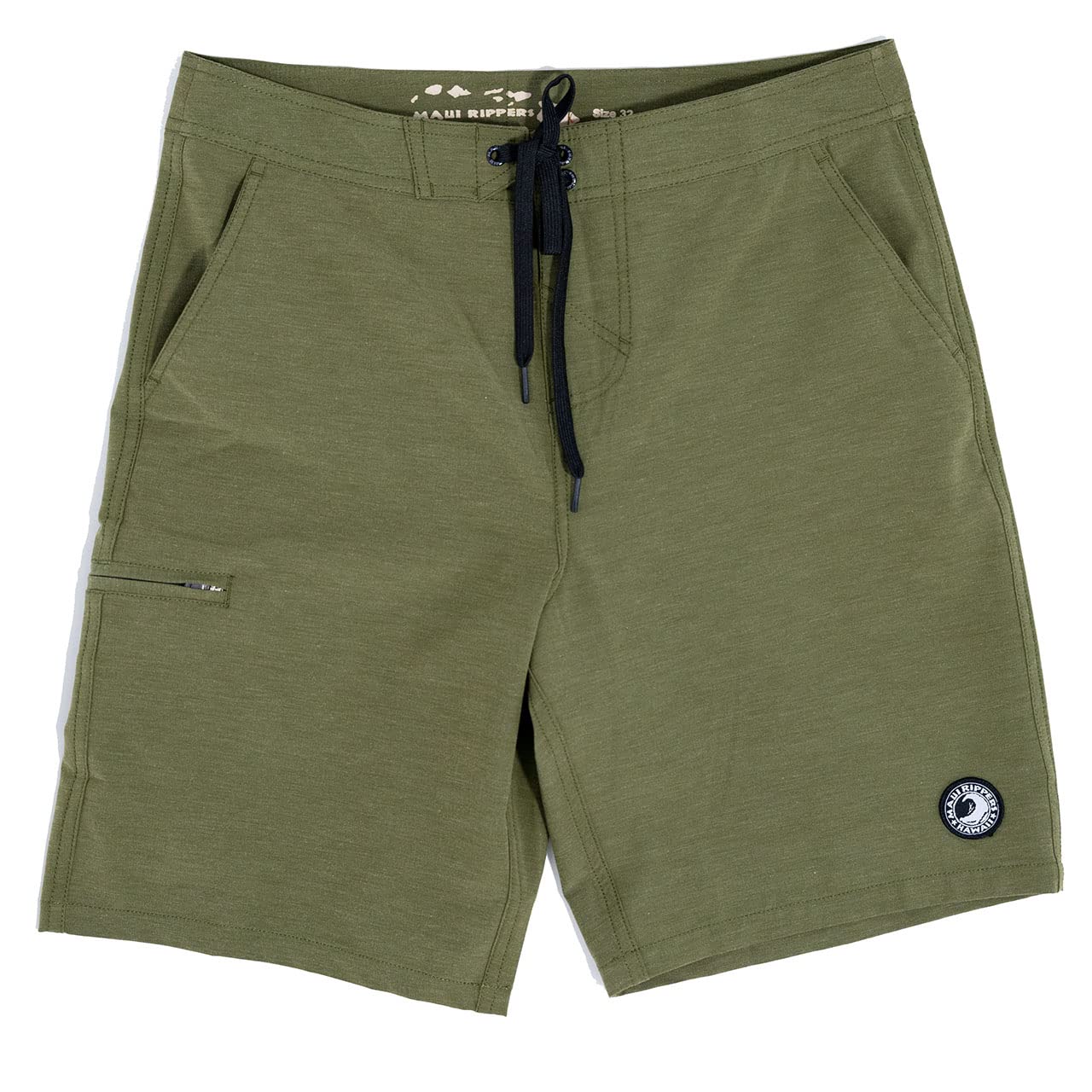 Maui Rippers Herren-Badehose, 53,3 cm, 4-Wege-Stretch mit großen Taschen