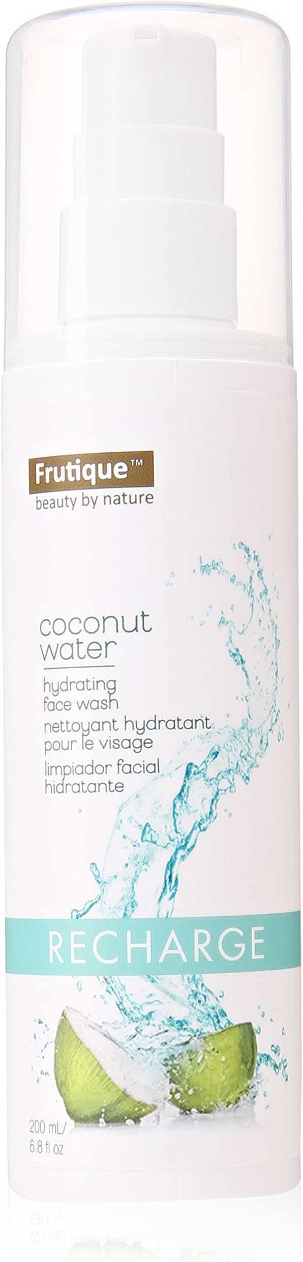 Frutique Coconut Water Hydrating Facial Wash for All Skin Types, 6.8 fl oz