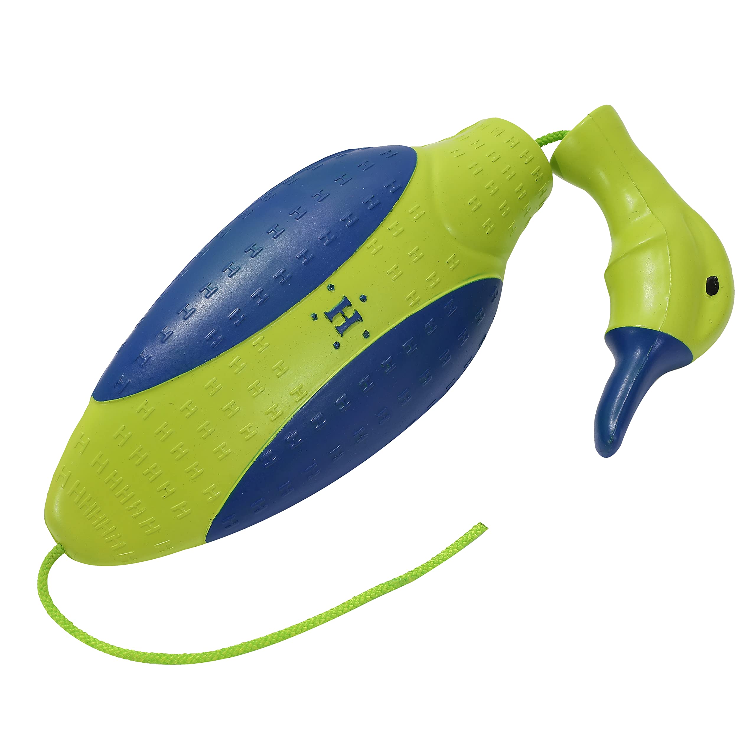 HUNTMARK Waterfowl Retriever Training Dummy - Large Dog Bumper 18.5 inch - Duck Dog Trainer Colors – Easy Hold Bumpers for Training Sporting Goose Hunters - Sturdy Hunting Accessories (Blue | Yellow)