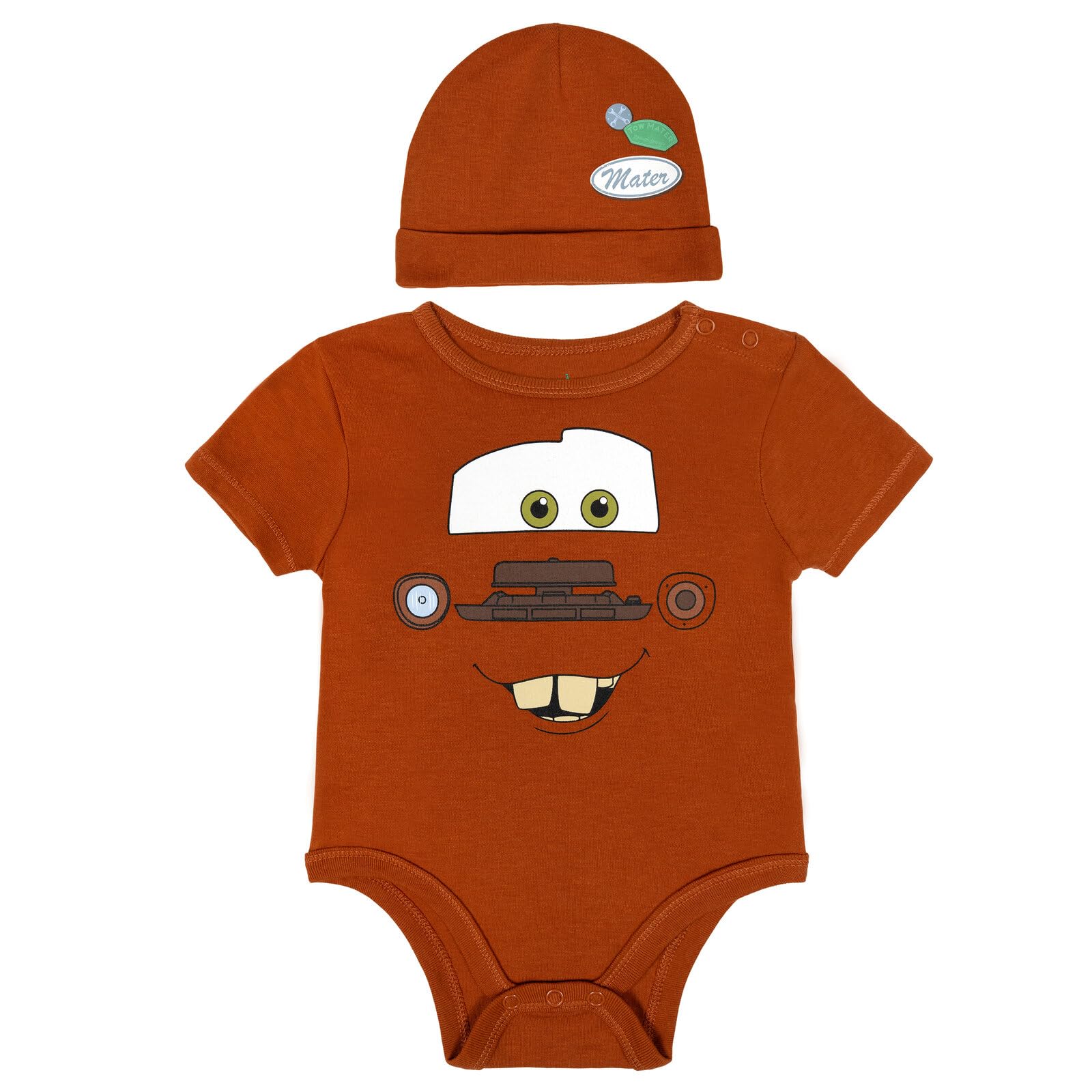Disney Cosplay Baby Bodysuit and Hat Set Newborn to Infant Sizes (Newborn - 24 Months)