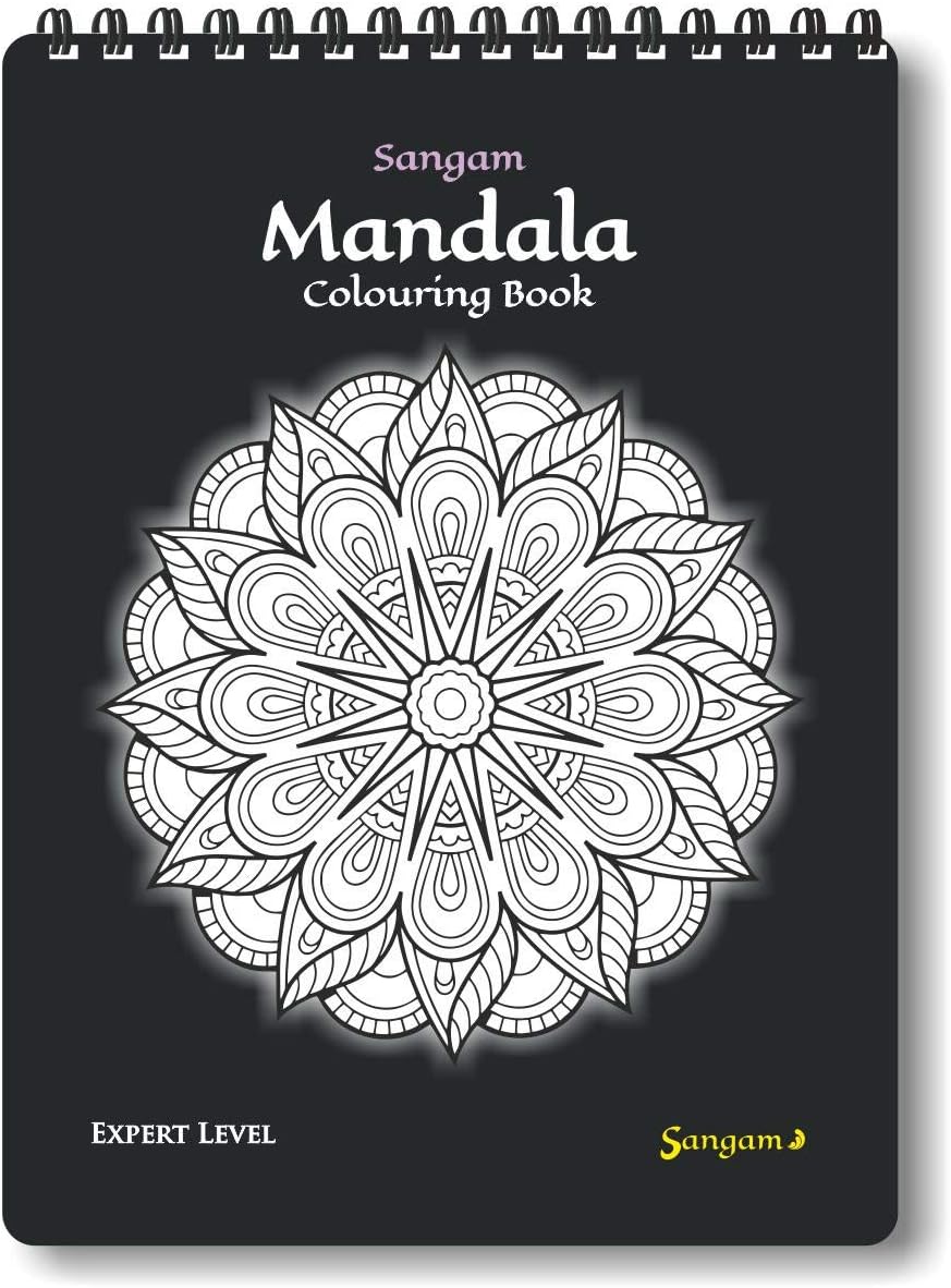 Mandala Colouring Book - Young Adults - Experts (Level 5)