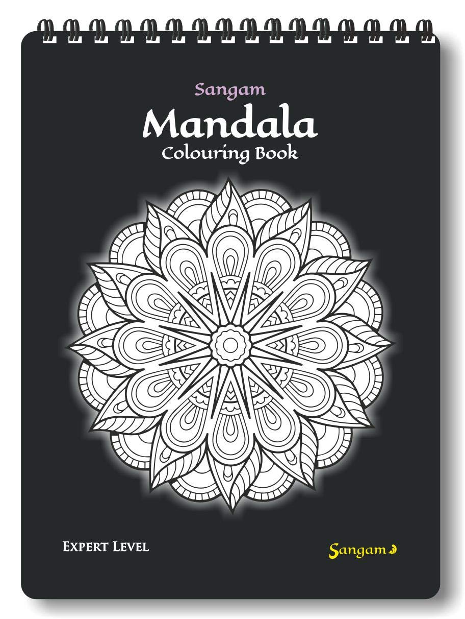 Zen Sangam - Mandala Colouring Book - Young Adults - Experts (Level 5)