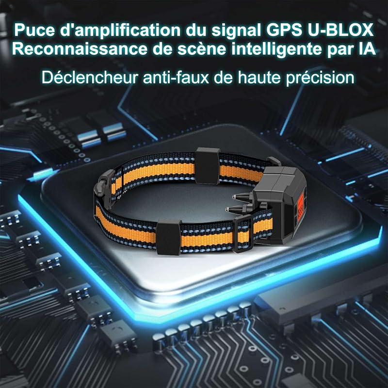 Vezeték Nélküli GPS Szökésgátló Nyakörv Kültéri Kutyáknak, 30-999M Állítható Kerítés, IPX7 Vízálló Elektromos Kerítésrendszer, Intelligens G