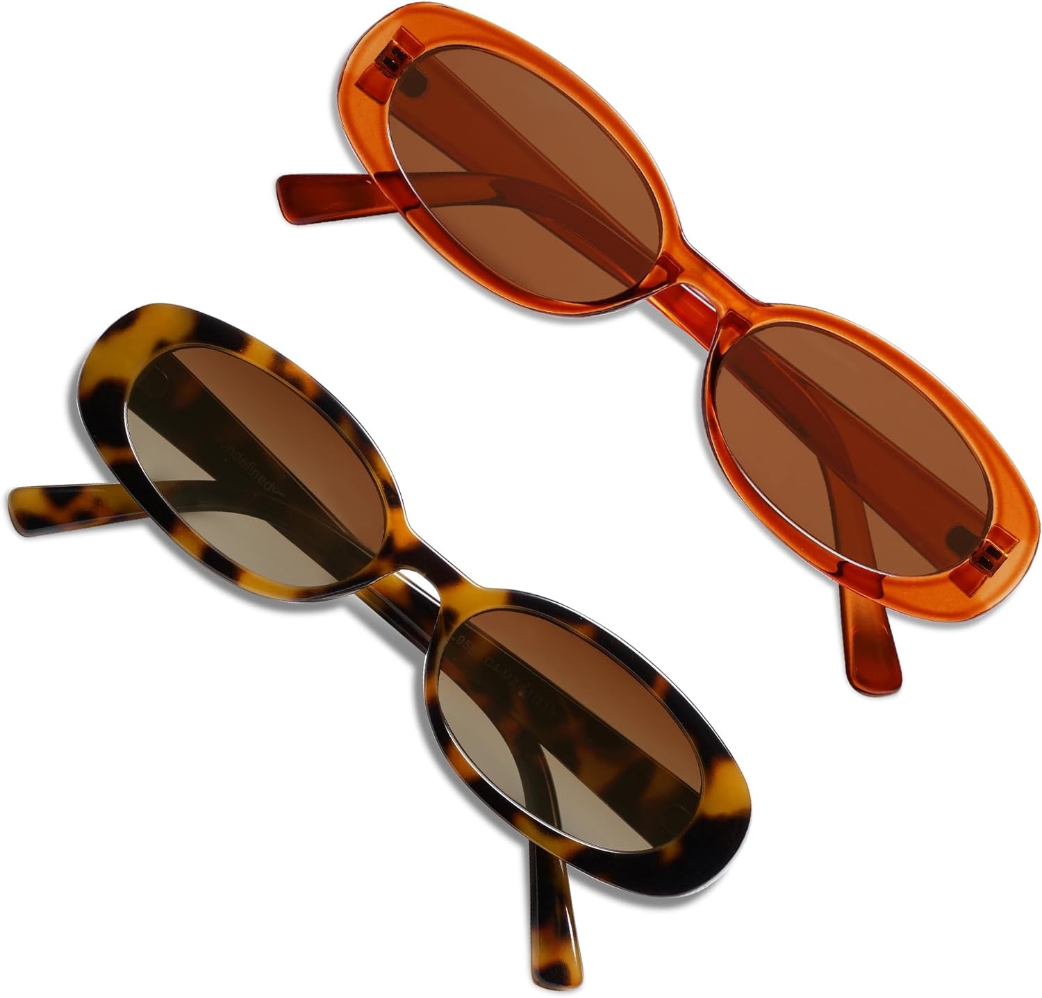 VANLINKER Polarized Retro Oval Sunglasses for Women and Men Small 90s Style VL9580