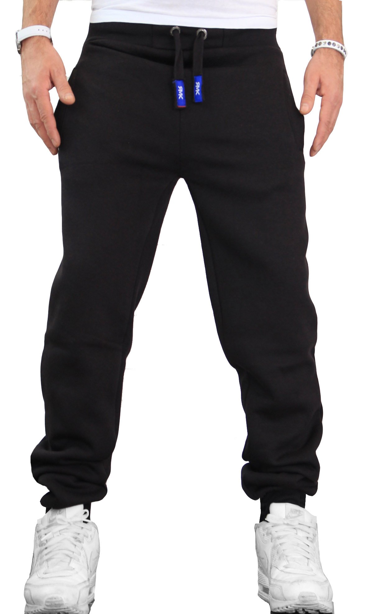 RMK Herren Joggimghose Sporthose Trainingshose H.02H.02 Schwarz XXL