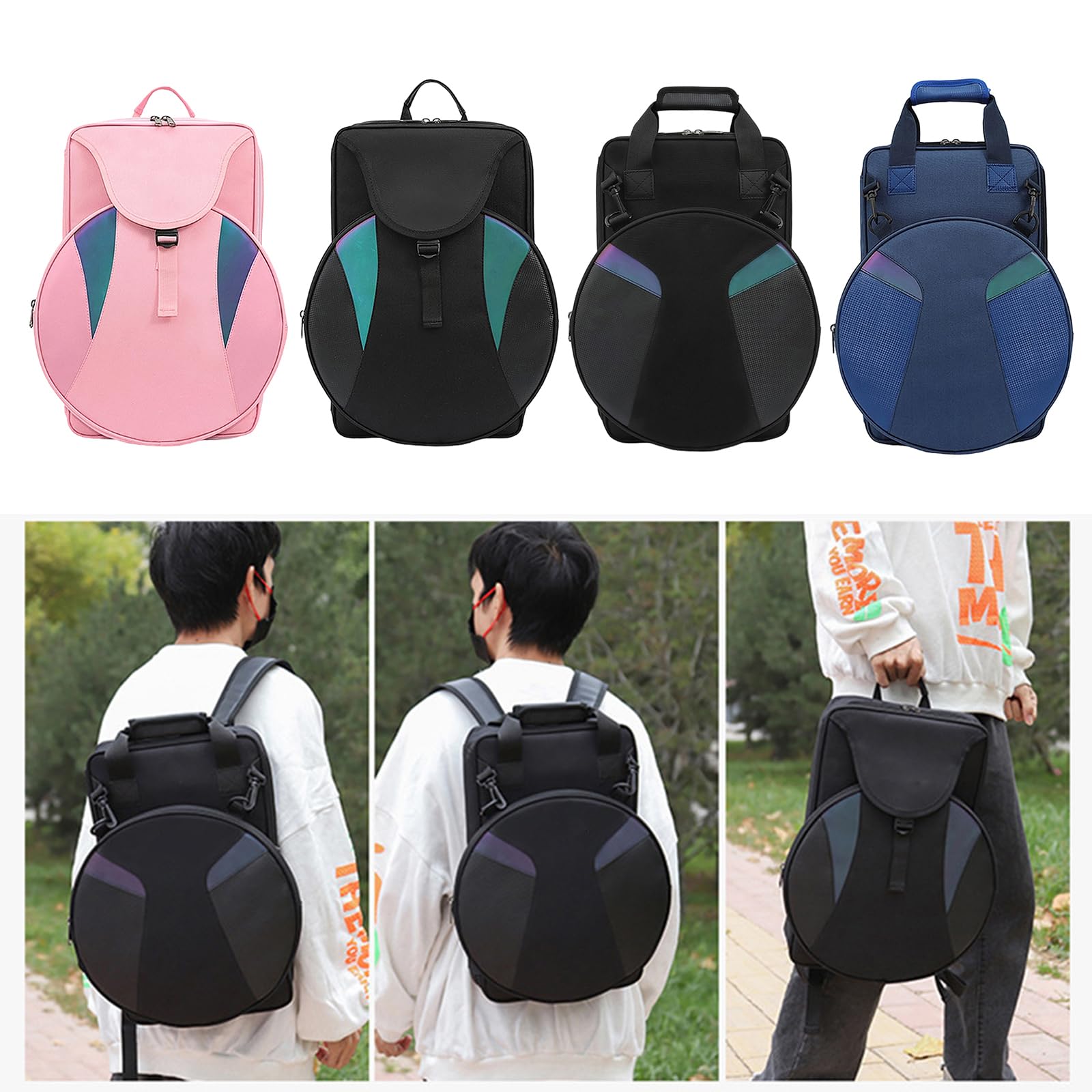 Praktischer 12-Zoll Rucksack für leise Trommeln mit wasserdichtem Design und verstellbarem Schultergurt, geeignet einfachen Tragen einer kompakten Tasche für Trommelausrüstung
