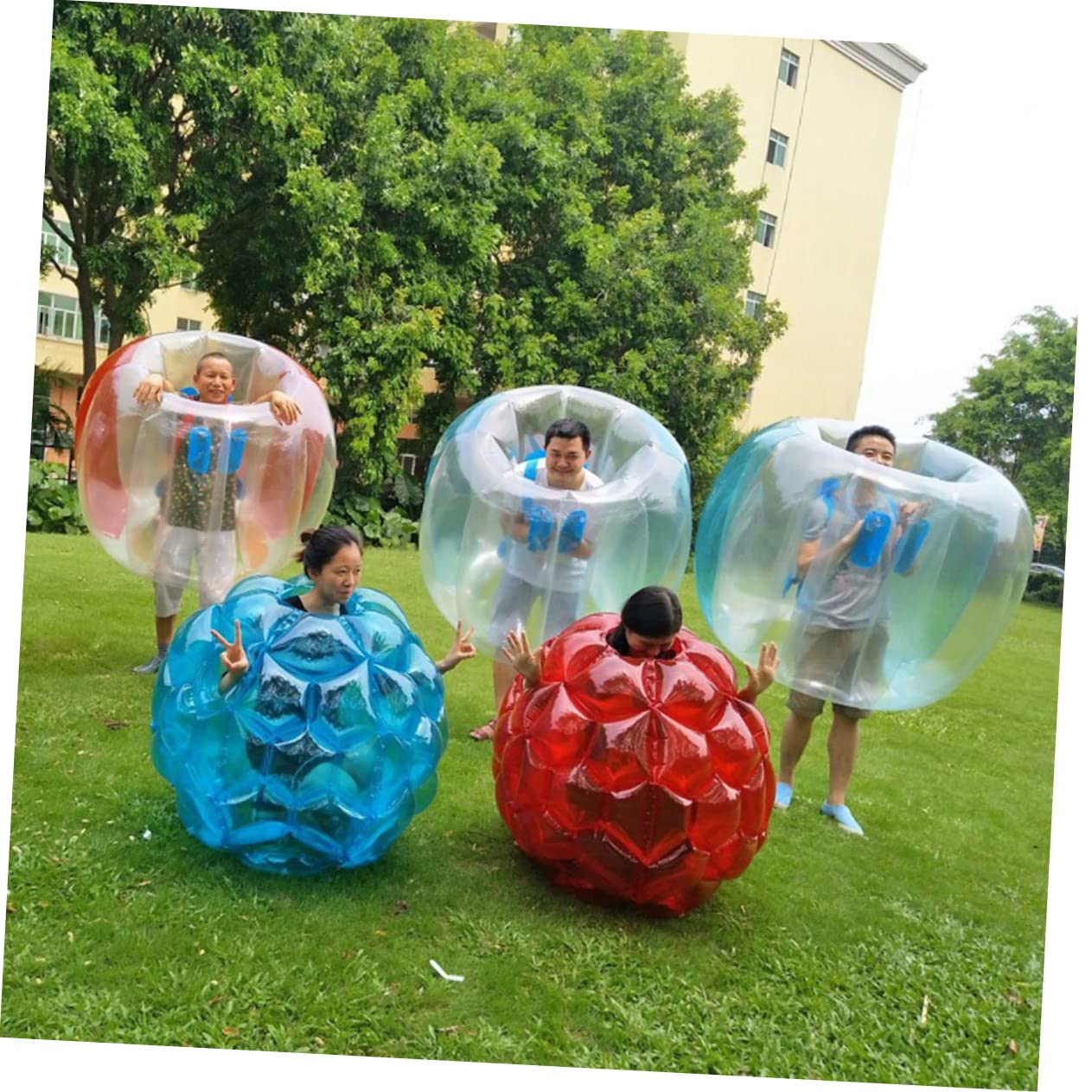 WHAMVOX Inflatable Bubble Ball for Adults PVC Collision Ball Outdoor Game Toy Fun Bumper